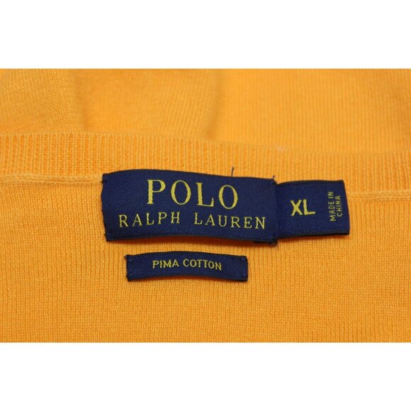 Polo‎ Ralph Lauren men's knit pima cotton v-neck pullover sweater XL - Picture 7 of 12